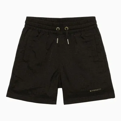 Givenchy Kids' Black Nylon Short