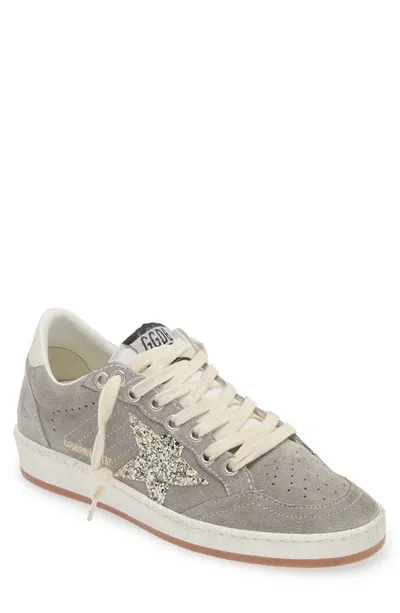 Golden Goose Ball Star Low Top Sneaker In Grey