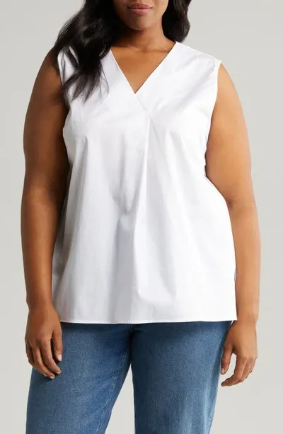 Harshman Aria Cotton Tank In White