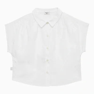 Il Gufo Kids' White Stretch Poplin Shirt