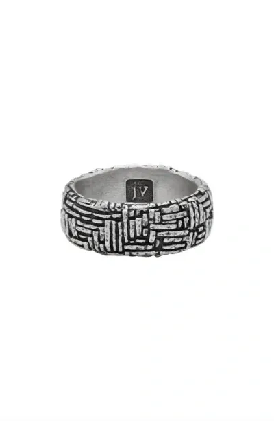 John Varvatos Artisan Sterling Silver Band Ring