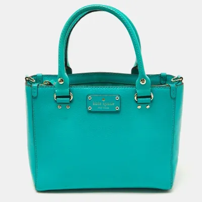 Pre-owned Kate Spade Green Leather Tote