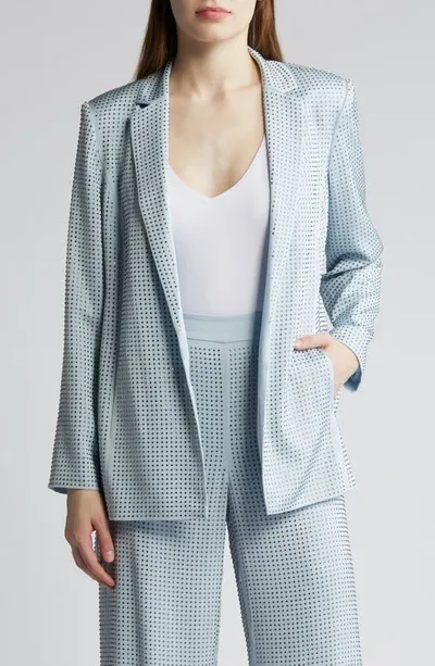 Kobi Halperin Brett Rhinestone Embellished Silk Wrap Jacket In Chambre