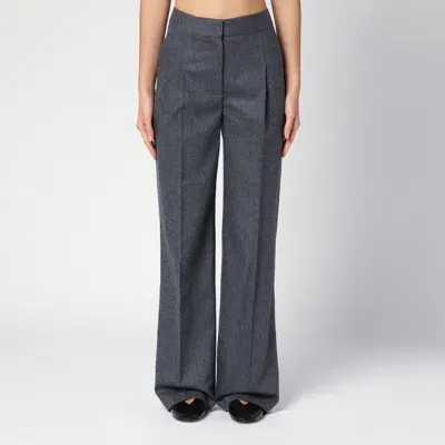 Loulou Studio Grey Wool And Cashmere Trousers