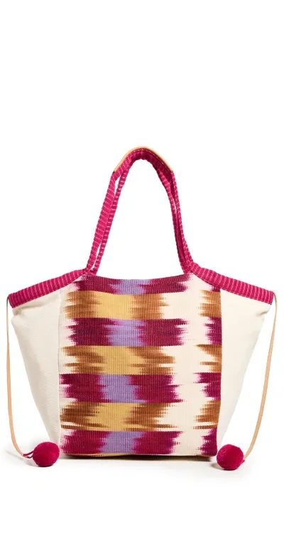 Mercado Global Rosa Tote Raspberry Paleta