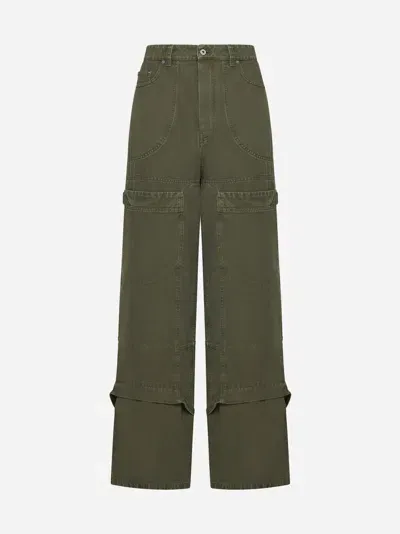 Off-white Carpenter Jeans In Military Green