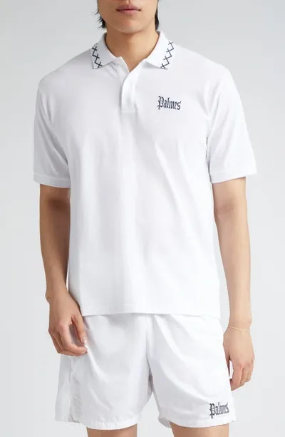 Palmes White Spencer Polo