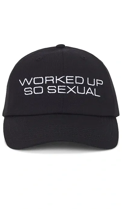 Pleasures Worked Up Polo Cap In Black