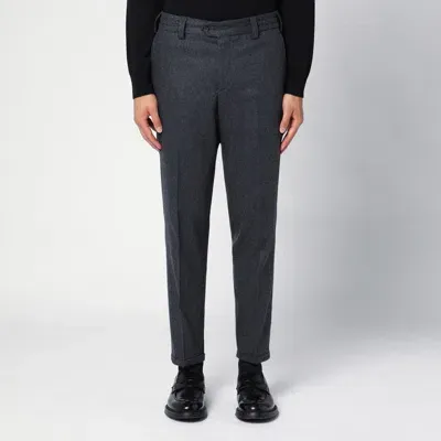 Pt Torino Rebel Grey Wool Trousers