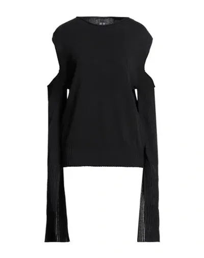 Rick Owens Woman Sweater Black Size Xl Cotton