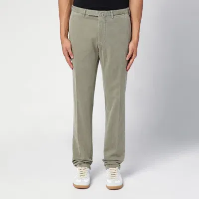 Santaniello Sage Green Cotton Trousers