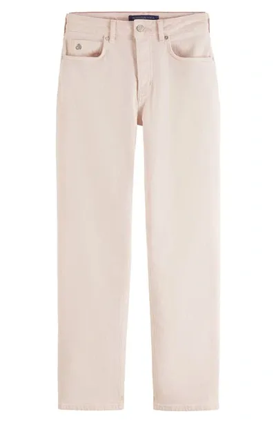 Scotch & Soda The Sky High Waist Straight Leg Jeans In Seaflower