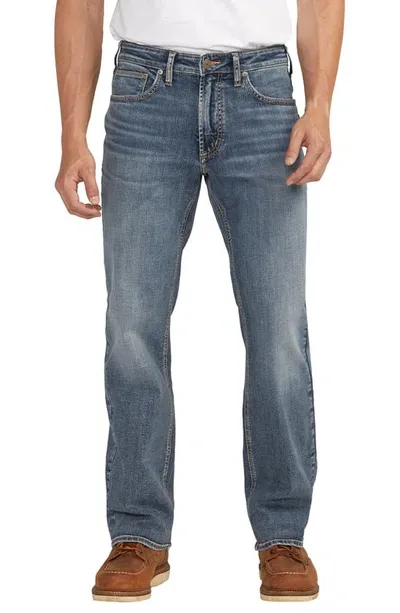 Silver Jeans Co. Zac Relaxed Straight Leg Jeans In Indigo