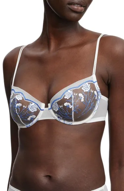 Skarlett Blue Enamoured Balconette Underwire Bra In Light Blue