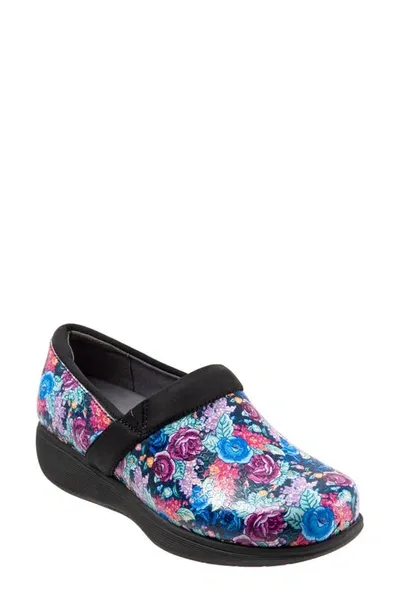 Softwalk Meredith Sport Clog In Spring Bloom Leather