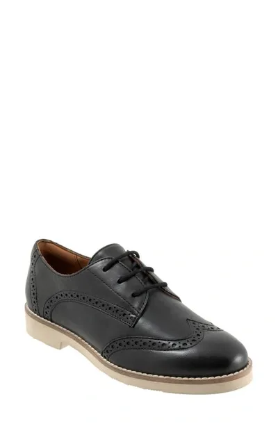 Softwalk Willet Wingtip Derby In Black