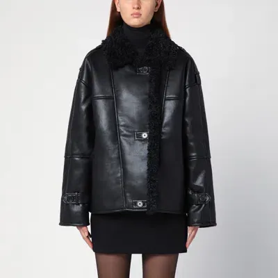 The Garment Brooklyn Aviator Black Jacket