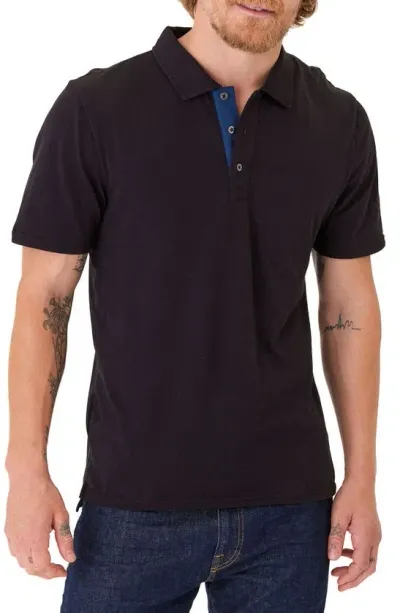 Threads 4 Thought Ashton Classic Polo In Black