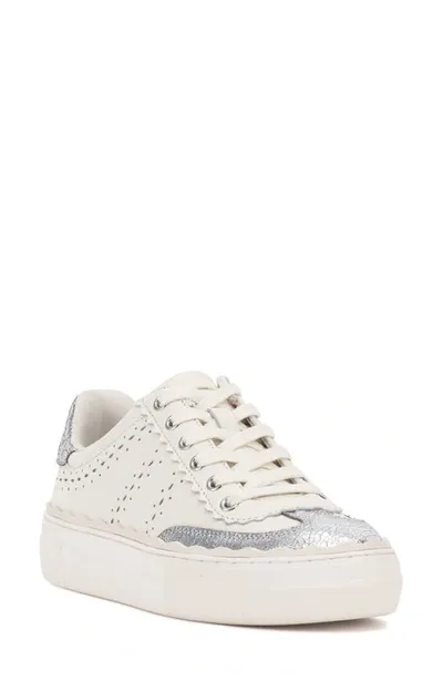 Vince Camuto Jenlie Platform Sneaker In Coconut Cream