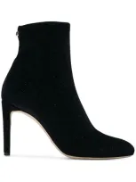 Giuseppe Zanotti Glitter Sock Ankle Boots In Black