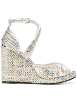 Jimmy Choo Alanah 105 Sandals In Grey