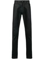 Roberto Cavalli Faded Slim Trousers In Black