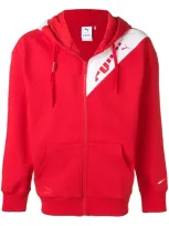 Puma Ader Error Zip-up Sweatshirt Hoodie In Red