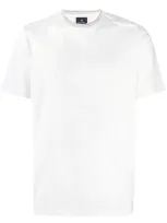 Ps By Paul Smith Contrast Mock Neck T-shirt In White