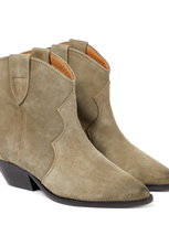 Isabel Marant Dewina Suede Ankle Boots In Brown