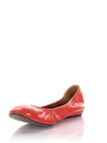 Lanvin Ballet Pumps Patent Leather Red