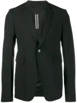 Rick Owens Slim-fit Blazer In Black