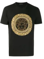 Versace Men's Medusa Short-sleeve T-shirt In Black