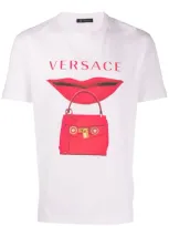 Versace Bag Print T-shirt In White