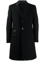 Neil Barrett Single-breasted Coat In Black