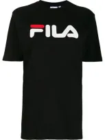 Fila Logo T-shirt In Black