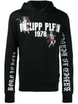 Philipp Plein Angel Hoodie In Black