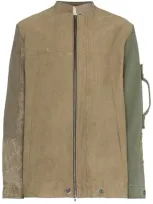 By Walid Panelled Zip-front Jacket In Green