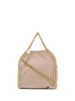 Stella Mccartney Tiny Falabella Tote In Beige