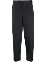 Neil Barrett Cropped Trousers In Blue