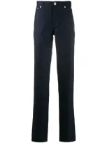 Brunello Cucinelli Straight Trousers In Blue