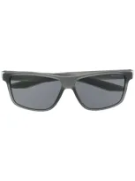 Nike Windstorm 65mm Rectangular Sunglasses In Grey