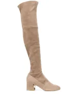 Nicholas Kirkwood Miri Over The Knee Boots 55mm In Brown