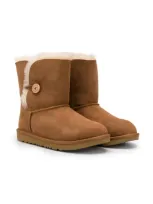 Ugg Kids' Shearling Lining Boots In Brown