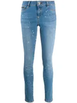 Philipp Plein Skinny Jeans In Blue