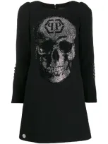 Philipp Plein Skull Dress In Black