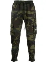 Represent Hose Mit Camouflage-print In Green