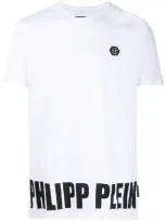 Philipp Plein Logo Patch T-shirt In White