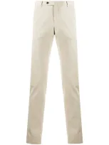 Pt01 Slim-cut Cotton Chinos In Neutrals