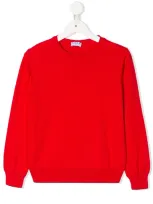 Siola Kids' Crew Neck Jumper In Red