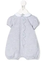 Siola Babies' Embroidered Buttoned Shorties In Grey